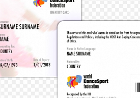 Оформление WDSF ID-карт